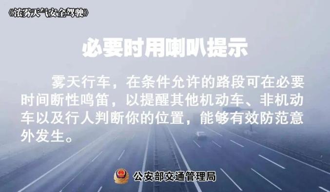 大霧天氣出行注意事項(xiàng)_出行提示_霧天安全行車小貼士