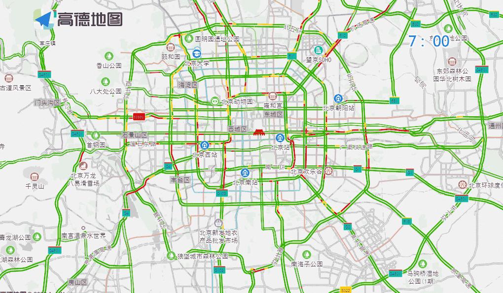 出行提示_香山周邊交通壓力_北京市交通預(yù)測預(yù)報(bào)