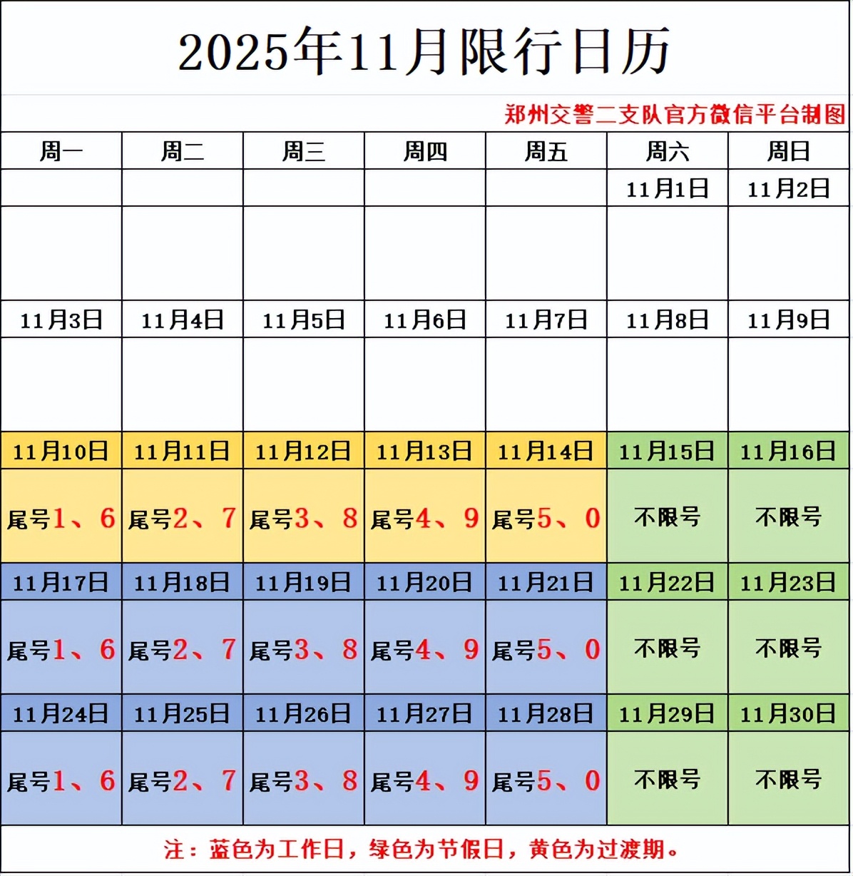 鄭州機動車尾號限行政策 2025年鄭州限行時間表 鄭州市三環(huán)以內(nèi)限行范圍_限行