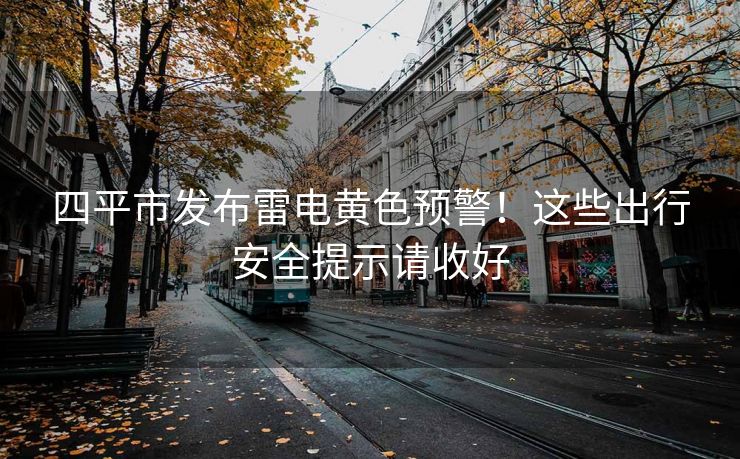 四平市發(fā)布雷電黃色預(yù)警！這些出行安全提示請收好