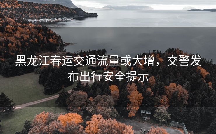 黑龍江春運(yùn)交通流量或大增，交警發(fā)布出行安全提示