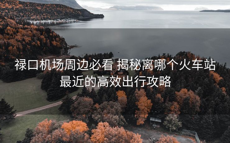 祿口機(jī)場(chǎng)周邊必看 揭秘離哪個(gè)火車(chē)站最近的高效出行攻略