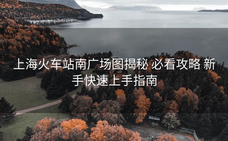 上?；疖囌灸蠌V場(chǎng)圖揭秘 必看攻略 新手快速上手指南